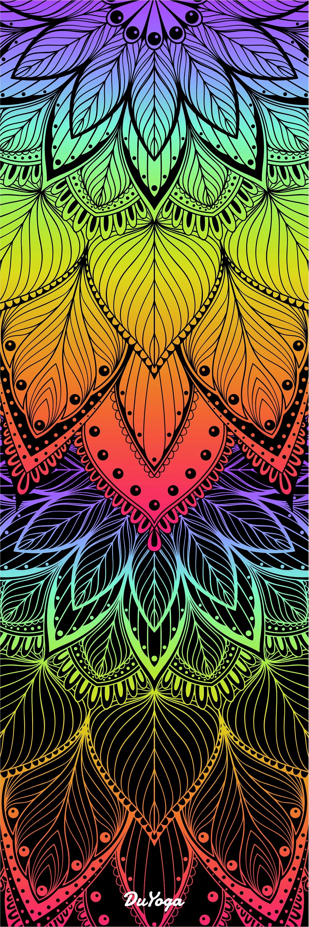 Chakra Rainbow Suede Mat