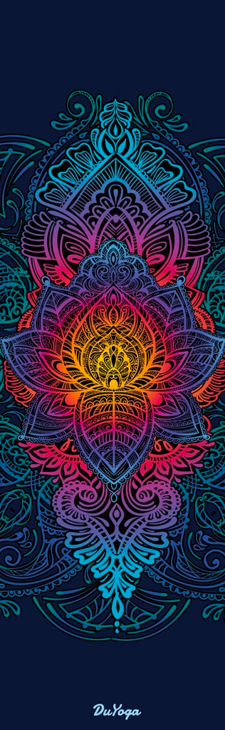 Vibrant Lotus Suede Mat