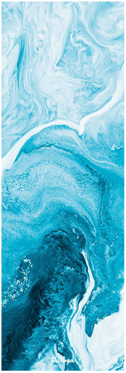 Aquamarine Waves Travel Mat