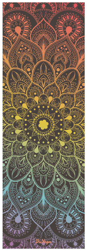 Rainbow Mandala Travel Mat